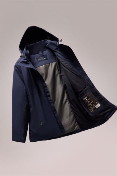 Water Repellent Zipper Puffer Jacket