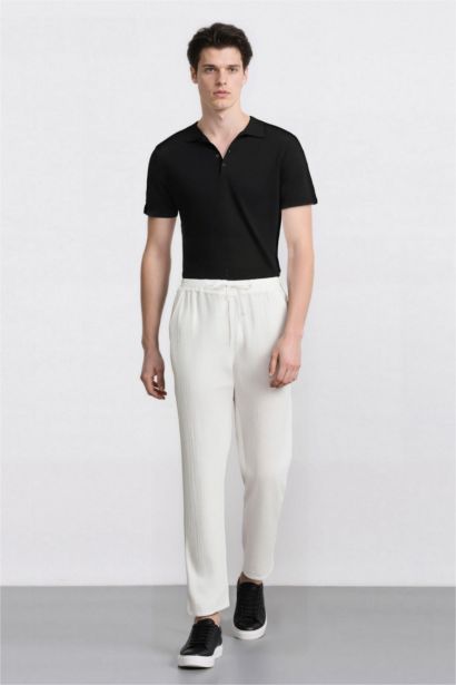 Slim Fit Straight Leg Cotton Summer Joggers