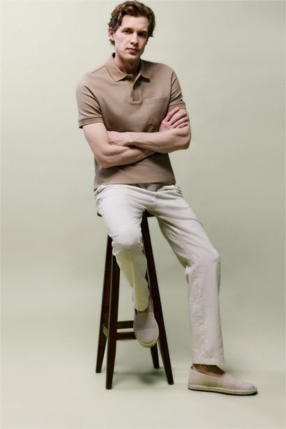 Cotton Slim Fit Trorusers