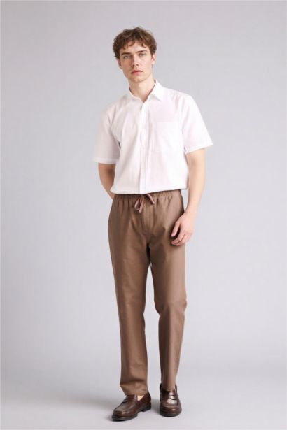 Slim Fit Straight Leg Cotton Summer Jogger Pants