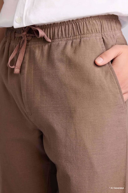 Regular Fit 100% Cotton Trousers