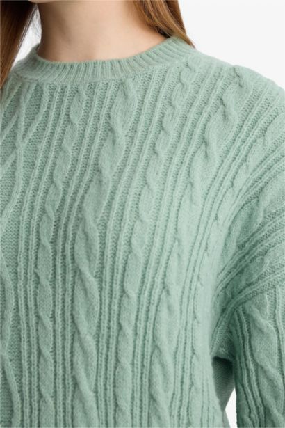 Regular Fit Knitwear Crew Neck Tunic