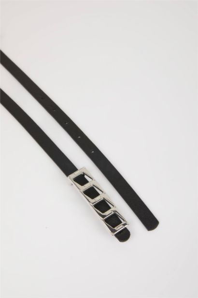 Ceinture de Robe en Simili-Cuir pour Femme