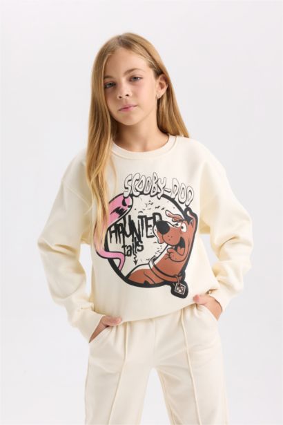 Girl Scooby Doo Relax Fit Crew Neck Sweatshirt