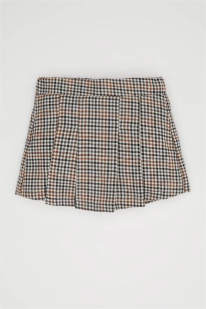 Юбка в клетку из фланели для малышей девочек