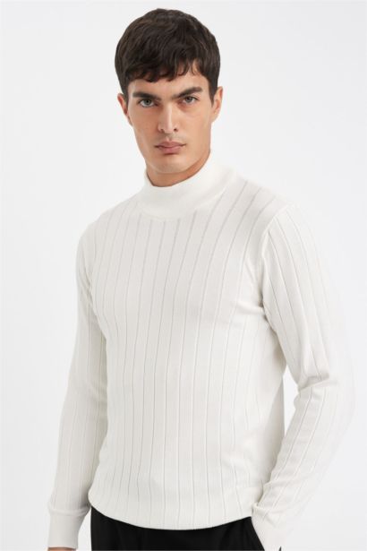 Pull Tricot à Col roulé Coupe standard