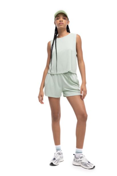 شورت رياضي قصير أخضر من DeFactoFit