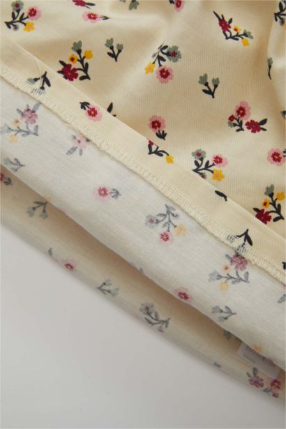 Baby Girl Crew Neck Twill Shirt