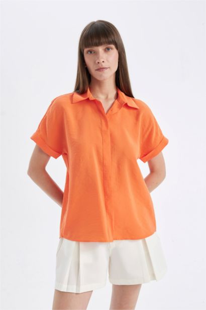 Oversize Fit Short Sleeve Shirt