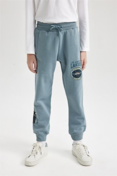 Boy NBA Los Angeles Lakers Elastic Waist Leg Jogger Sweatpants