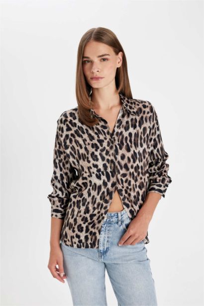 Regular Fit Poplin Long Sleeve Shirt