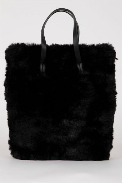 Kadın Pelüş El Çantası