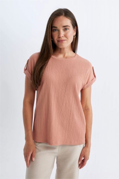 Regular Fit Crew Neck Short Sleeve T-Shirt