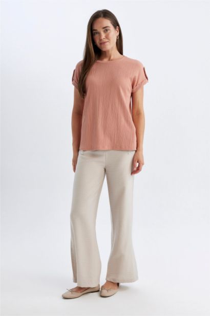 Regular Fit Crew Neck Short Sleeve T-Shirt