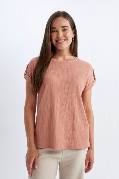 Regular Fit Crew Neck Short Sleeve T-Shirt