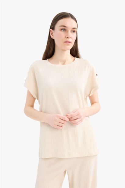 Regular Fit Crew Neck Short Sleeve T-Shirt