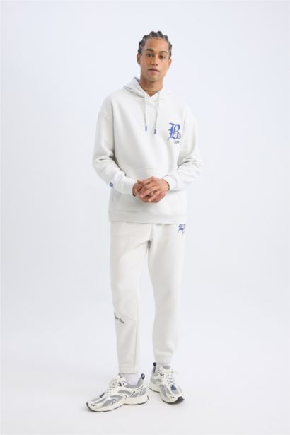 DeFactoFit NBA Brooklyn Nets Standard Fit Thick Jogger Sweatpants