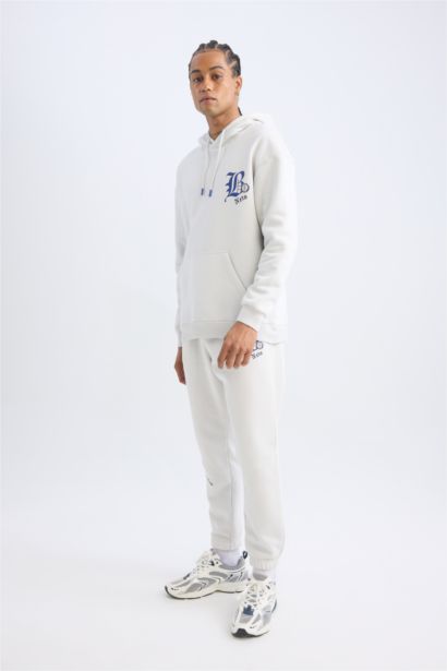 DeFactoFit NBA Brooklyn Nets Standard Fit Thick Jogger Sweatpants