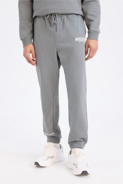 DeFactoFit NBA Boston Celtics Standard Fit Thick Fabric Joggers