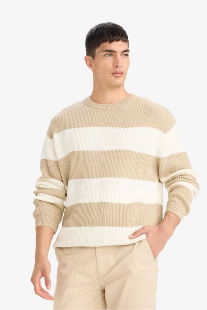 Relax Fit Crew Neck Knitwear Pullover