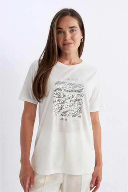 Regular Fit Crew Neck Short Sleeve T-Shirt