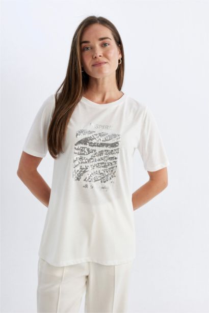 Regular Fit Crew Neck Short Sleeve T-Shirt