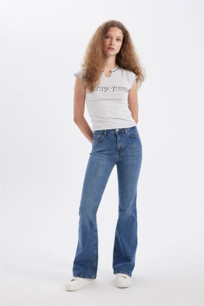 Slim Fit V-Neck Short Sleeve T-Shirt