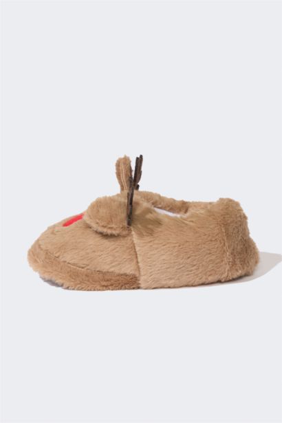 حذاء منزلي بكعب سميك