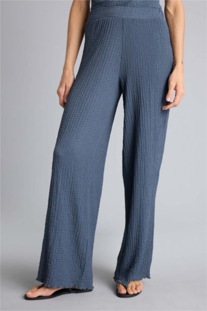 Wıde Leg Bürümcük Pantolon