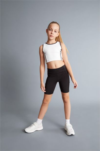 Girl Printed Crop Top