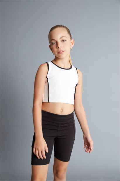 Girl Printed Crop Top