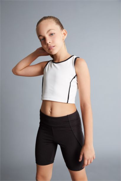 Girl Printed Crop Top