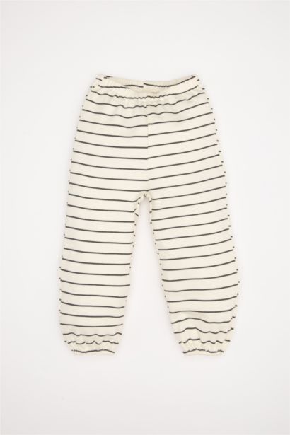 Pyjama Top à manches longues rayé - Bas de pyjama à taille élastiquée pour BéBé Fille