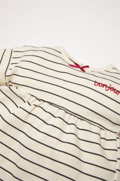 Pyjama Top à manches longues rayé - Bas de pyjama à taille élastiquée pour BéBé Fille