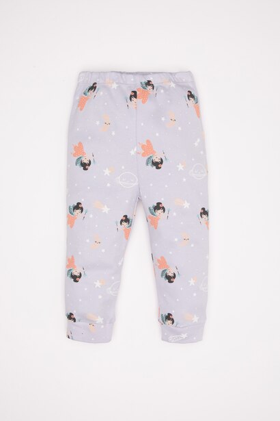Girl Baby Patterned 2 Piece Pajama Set
