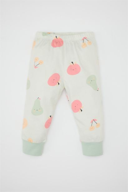 2 Ensembles de Pyjama en coton à motifs de fruits et manches longues pour BéBé Fille
