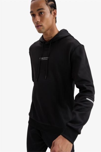 Standard Fit Long Sleeve Sports Hoodie