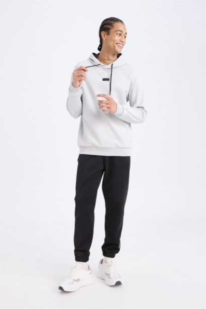 Standart Fit Sporcu Jogger Eşofman Altı Cepli Beli Paçası Lastikli