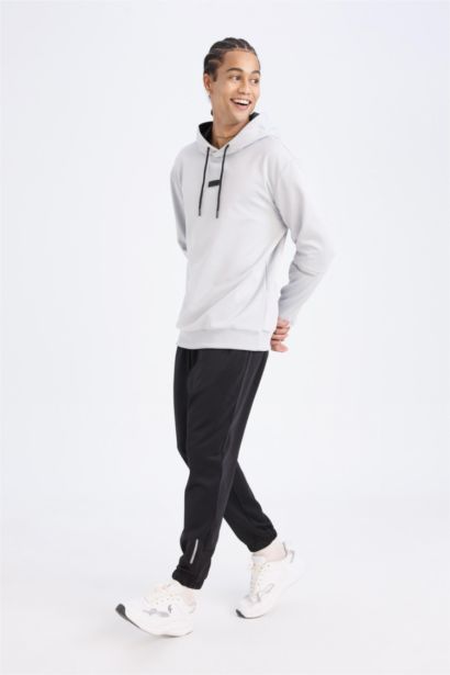 Standart Fit Sporcu Jogger Eşofman Altı Cepli Beli Paçası Lastikli