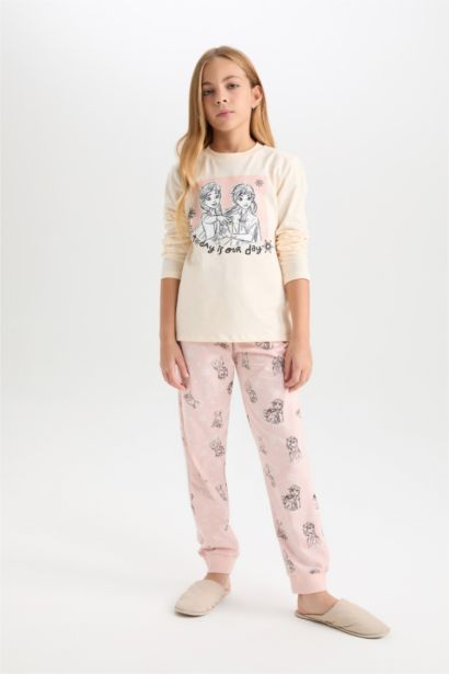 Pyjama imprimé Frozen à coupe régulière pour Fille
