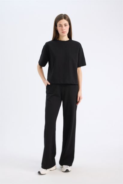 Straight Fit Trousers