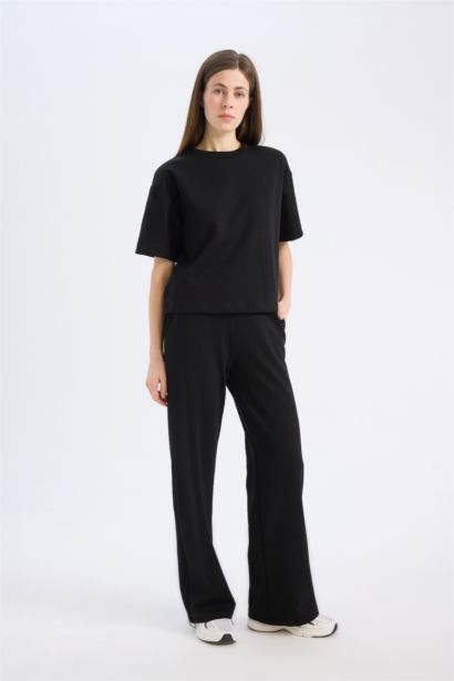 Straight Fit Trousers