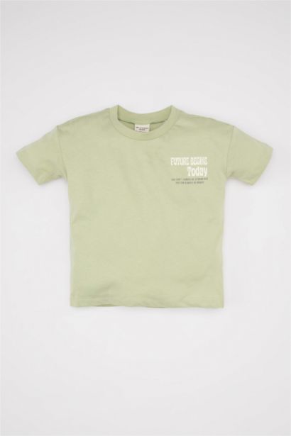 Baby Boy Printed Short Sleeve T-Shirt