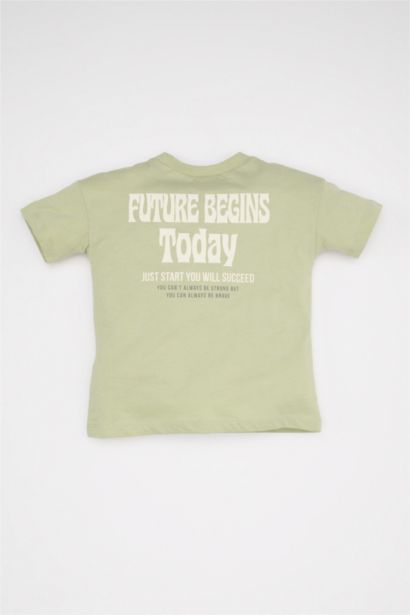 Baby Boy Printed Short Sleeve T-Shirt