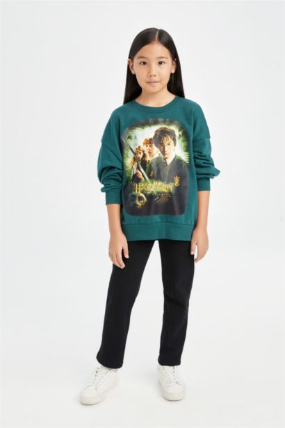 Girl Harry Potter Oversize Fit Sweatshirt