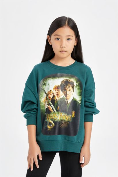 Girl Harry Potter Oversize Fit Sweatshirt