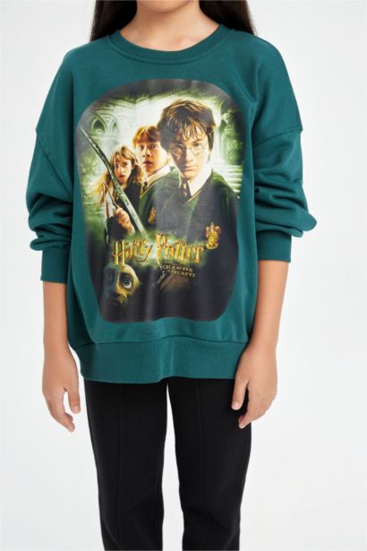 Girl Harry Potter Oversize Fit Sweatshirt