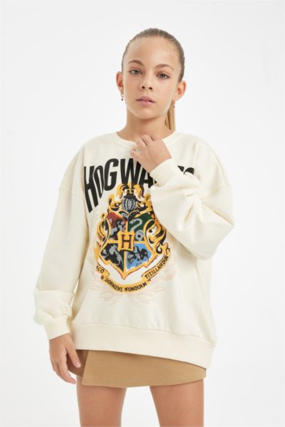 Girl Harry Potter Oversize Fit Sweatshirt