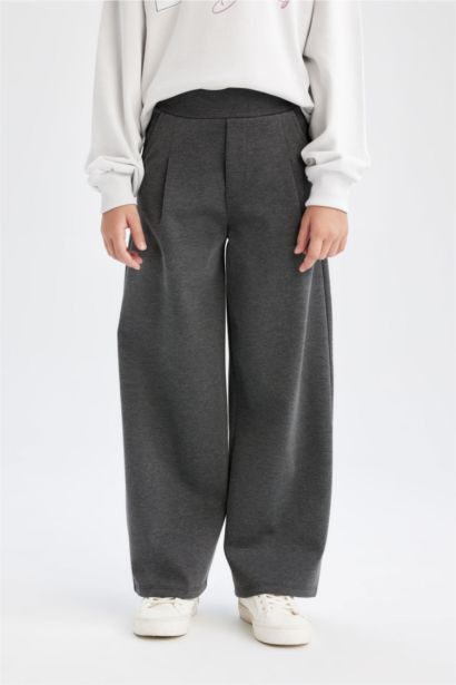 Pantalon Sweatpants à jambes larges pour fille