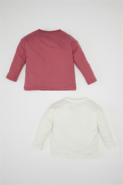 Baby Girl Crew Neck 2 Piece T-Shirt